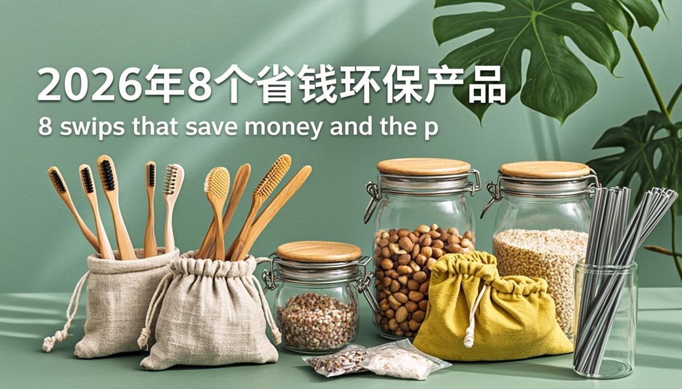 eco friendly products 2026 8 swaps that save money and the p - editorial illustration