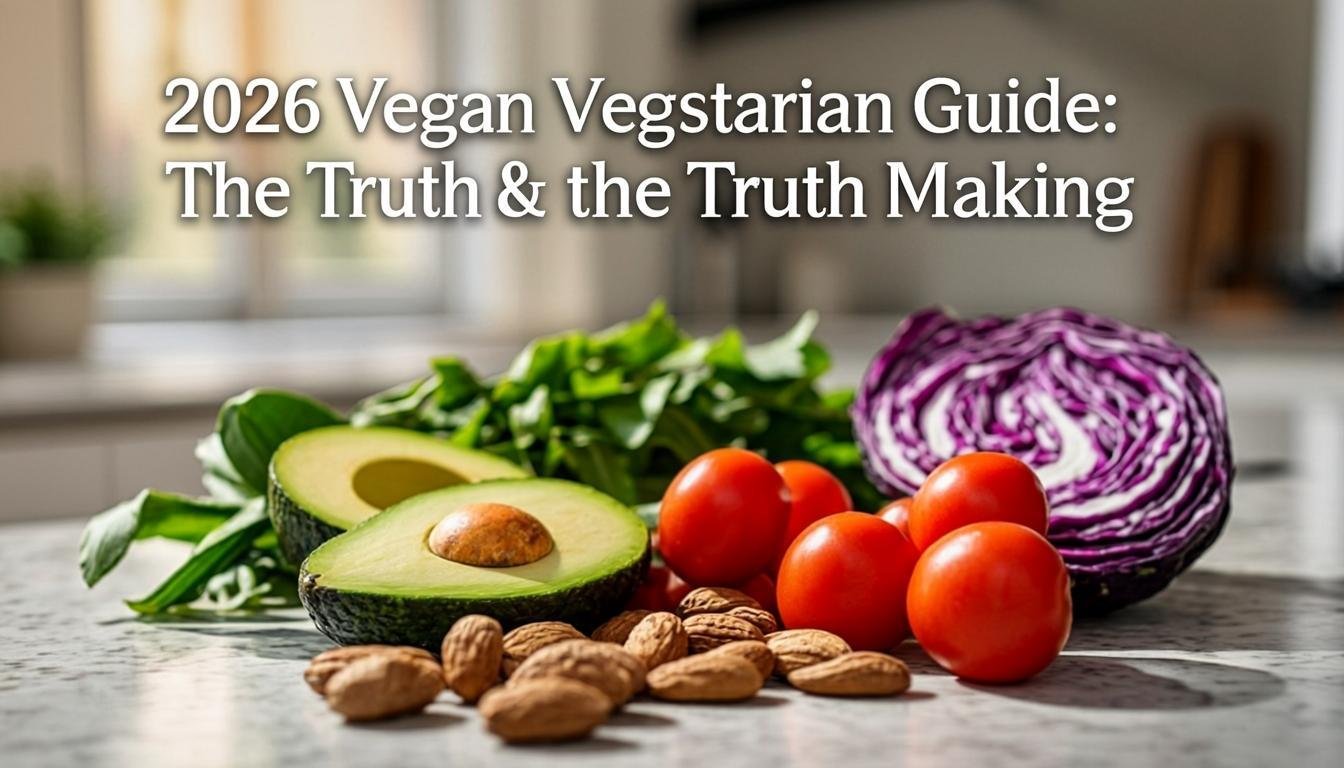 plant based diet 2026 guide the honest truth about going veg - editorial illustration