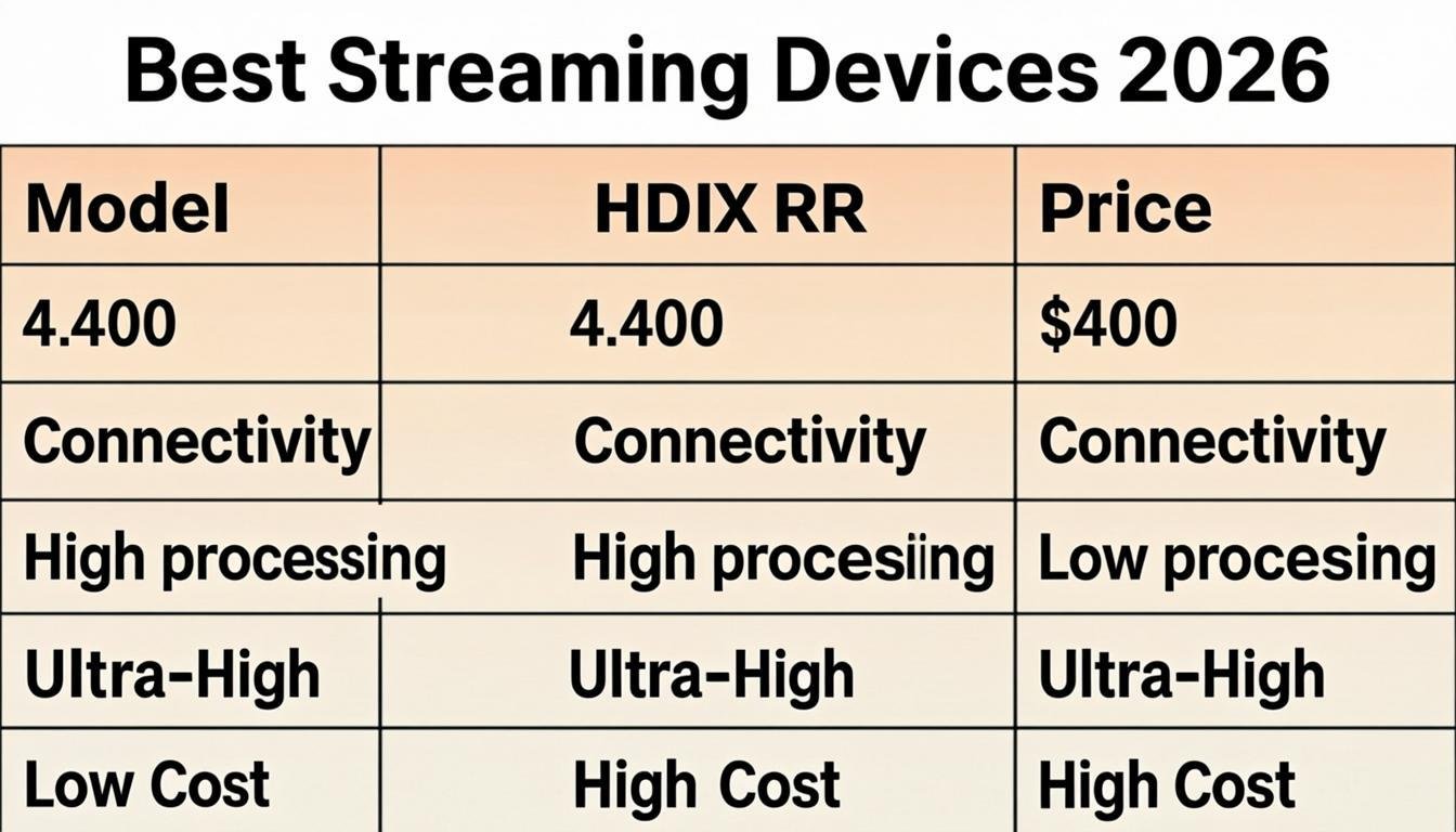 best streaming devices 2026 7 picks for the ultimate movie n - Best Streaming Devices 2026: Comparison Table