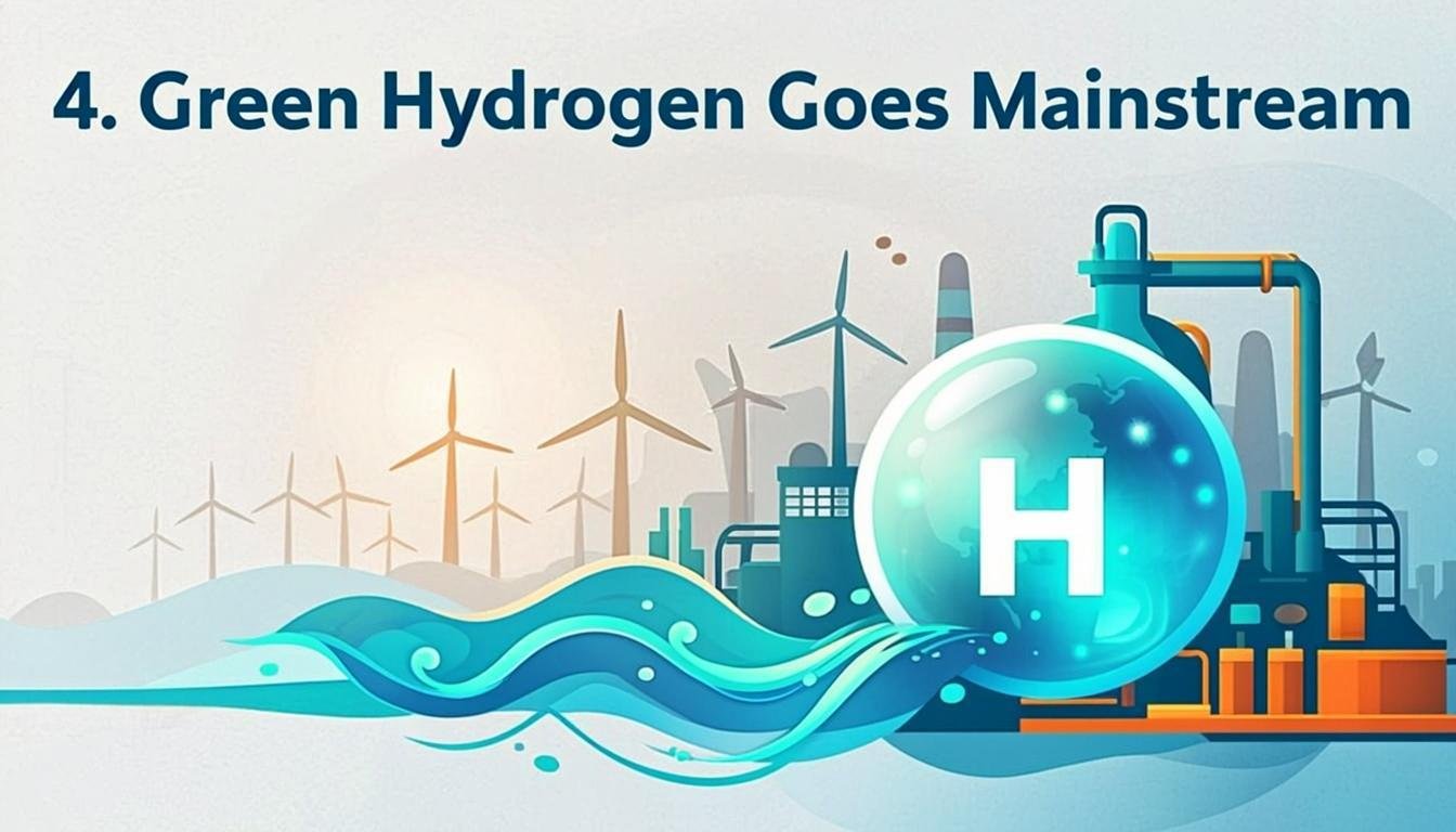 4. Green Hydrogen Goes Mainstream