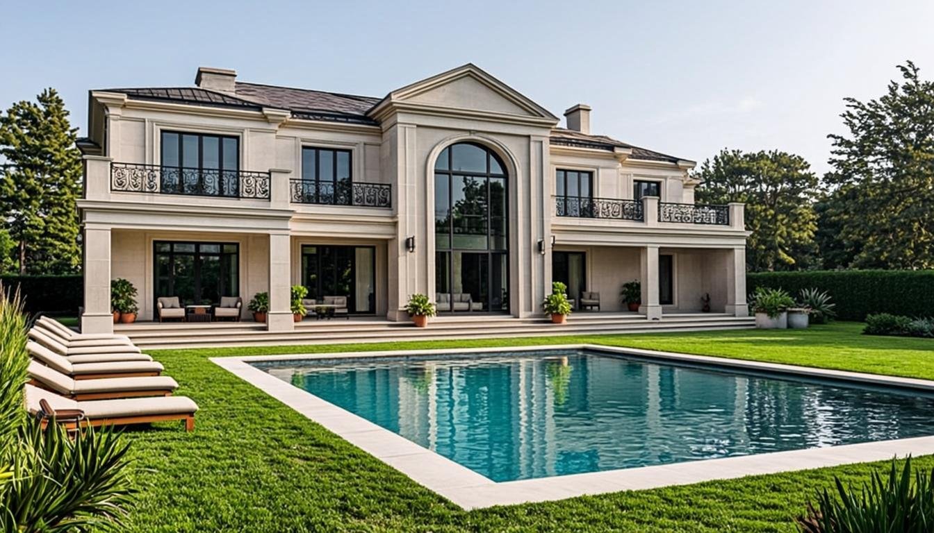 luxury real estate mansion celebrity home property wide angle