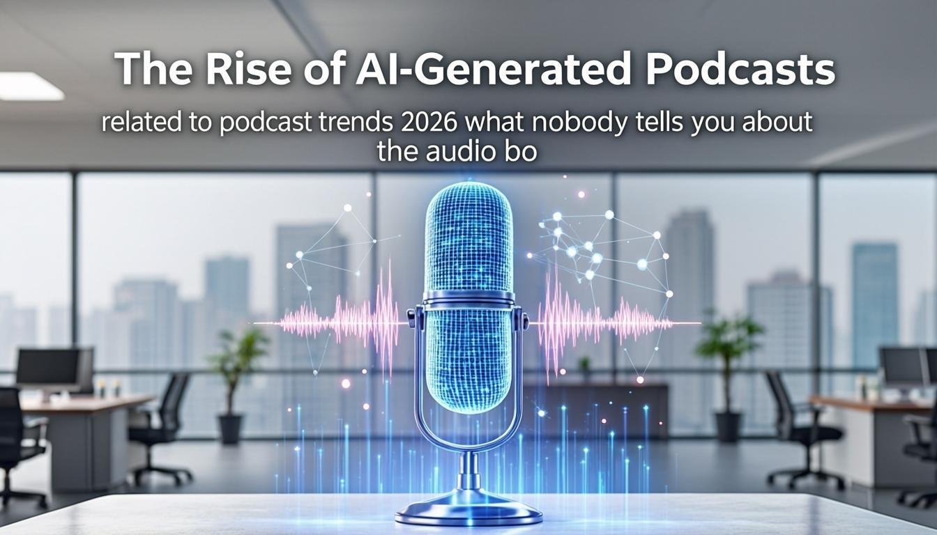 podcast trends 2026 what nobody tells you about the audio bo - The Rise of AI-Generated Podcasts