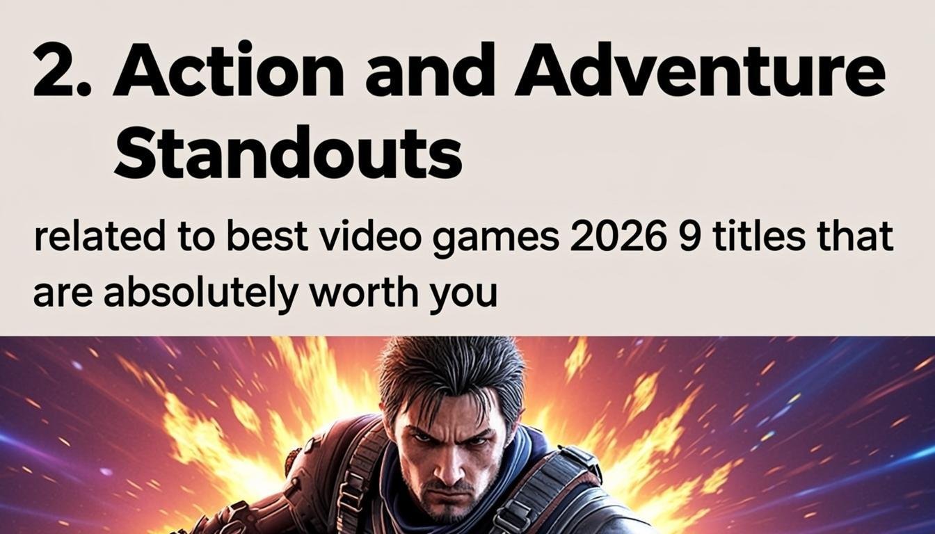 best video games 2026 9 titles that are absolutely worth you - 2. Action and Adventure Standouts