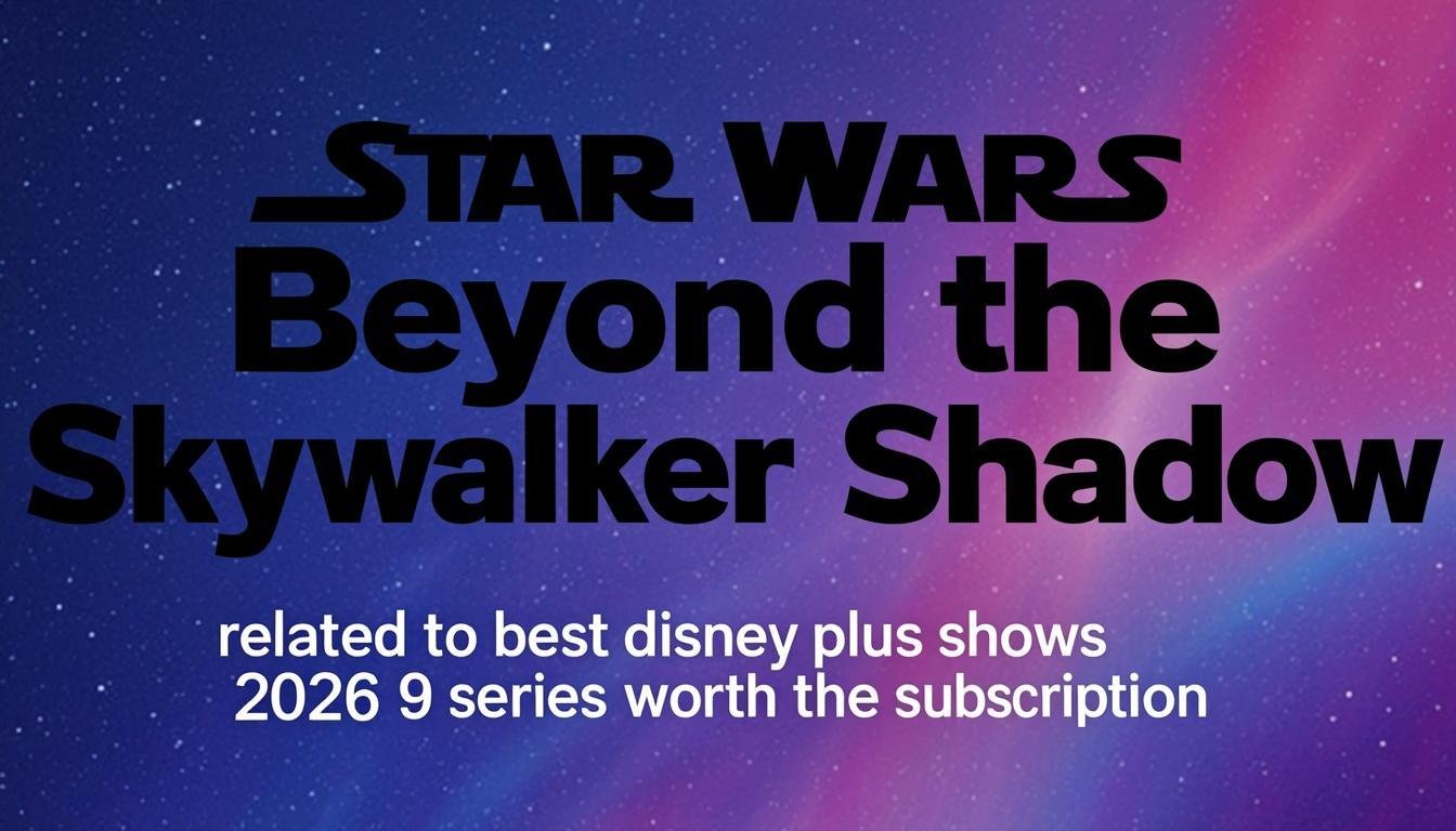 best disney plus shows 2026 9 series worth the subscription - Star Wars Beyond the Skywalker Shadow