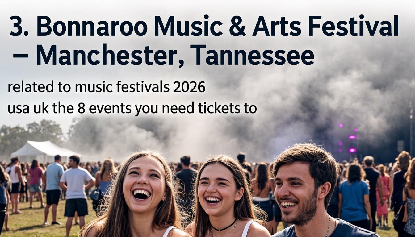 music festivals 2026 usa uk the 8 events you need tickets fo - 3. Bonnaroo Music & Arts Festival — Manchester, Tennessee